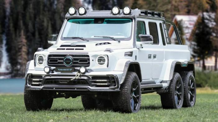 Ακόμα πιο σκληροπυρηνική η G-Class 6x6 με τις βελτιώσεις της Mansory 